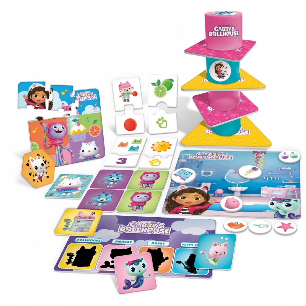 Gry edukacyjne Koci Domek Gabi Lisciani do zabawy i rozwijania dziecięcej wyobraźni