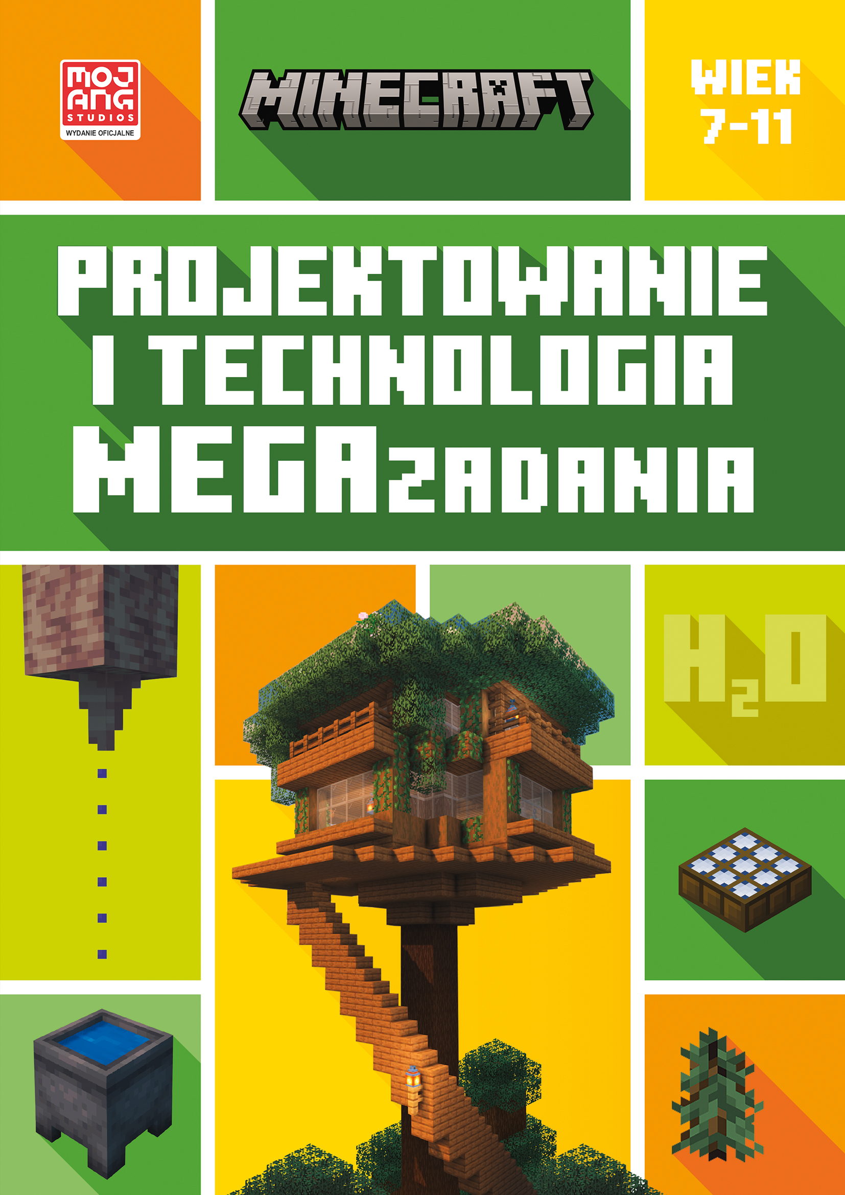 Minecraft Projektowanie i technologia HARPERKIDS, książka edukacyjna STEM dla dzieci