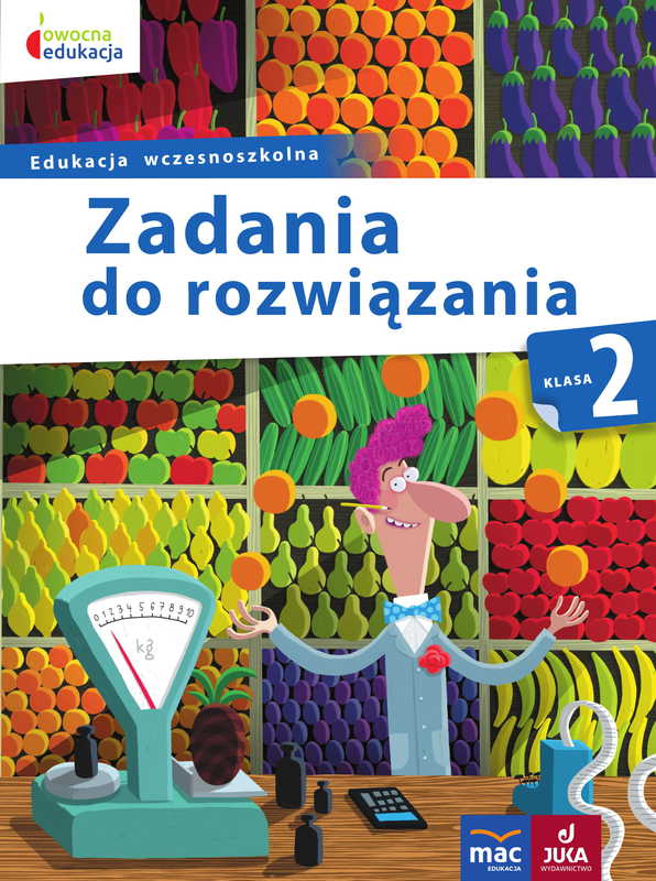Zadania do rozwiązania klasa 2 MAC PODRĘCZNIKI – okładka zbioru ćwiczeń matematycznych