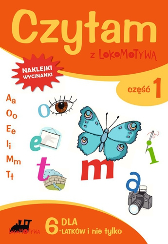 Czytam z Lokomotywą część 1, zeszyt dla dzieci do nauki liter i czytania
