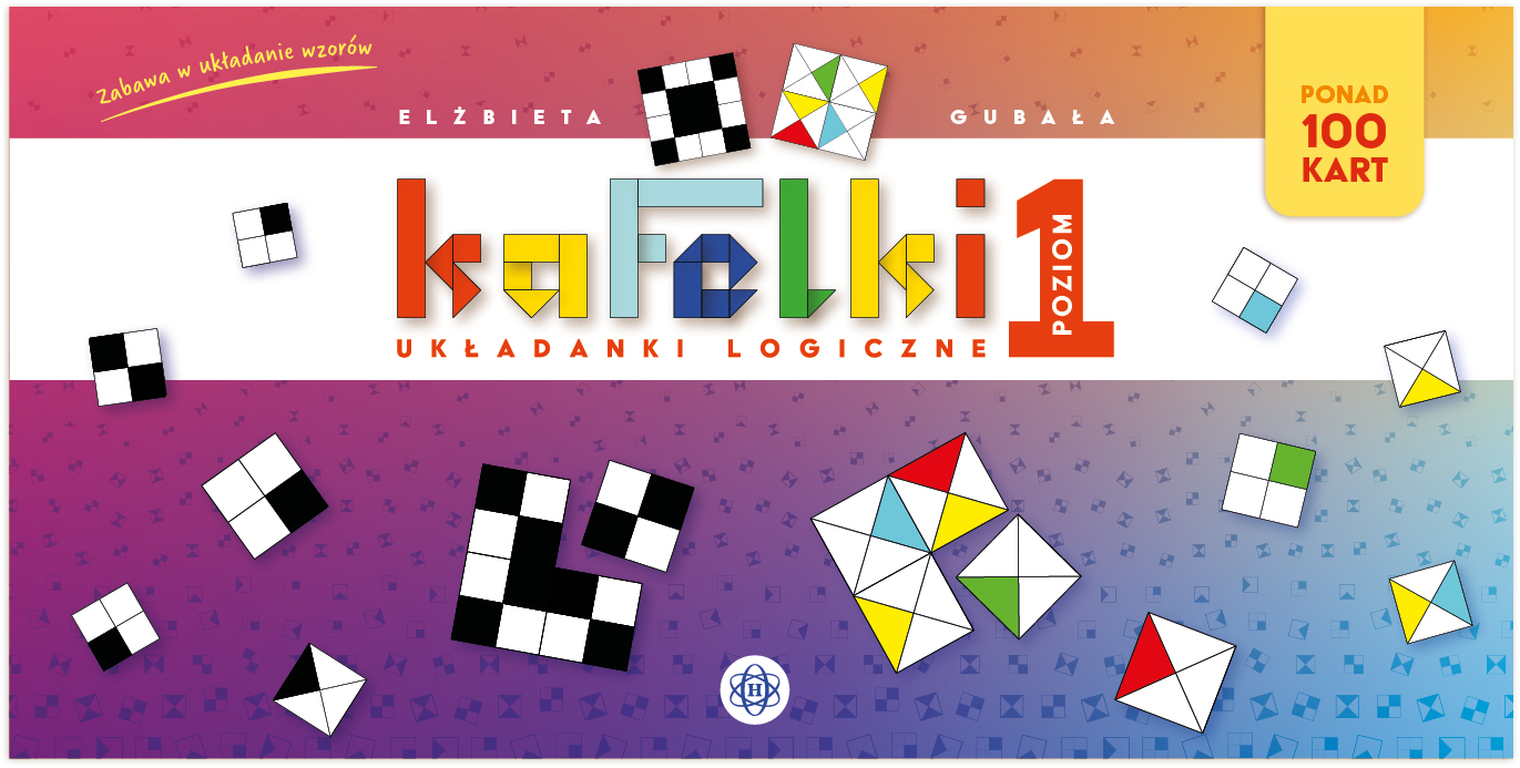 Kafelki. Układanki logiczne Harmonia, książka z kartami do ćwiczenia percepcji wzrokowej i koncentracji