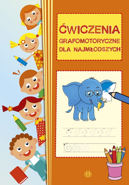 Ćwiczenia grafomotoryczne HARMONIA dla przedszkolaków, książka ze szlaczkami i rysowaniem po śladzie