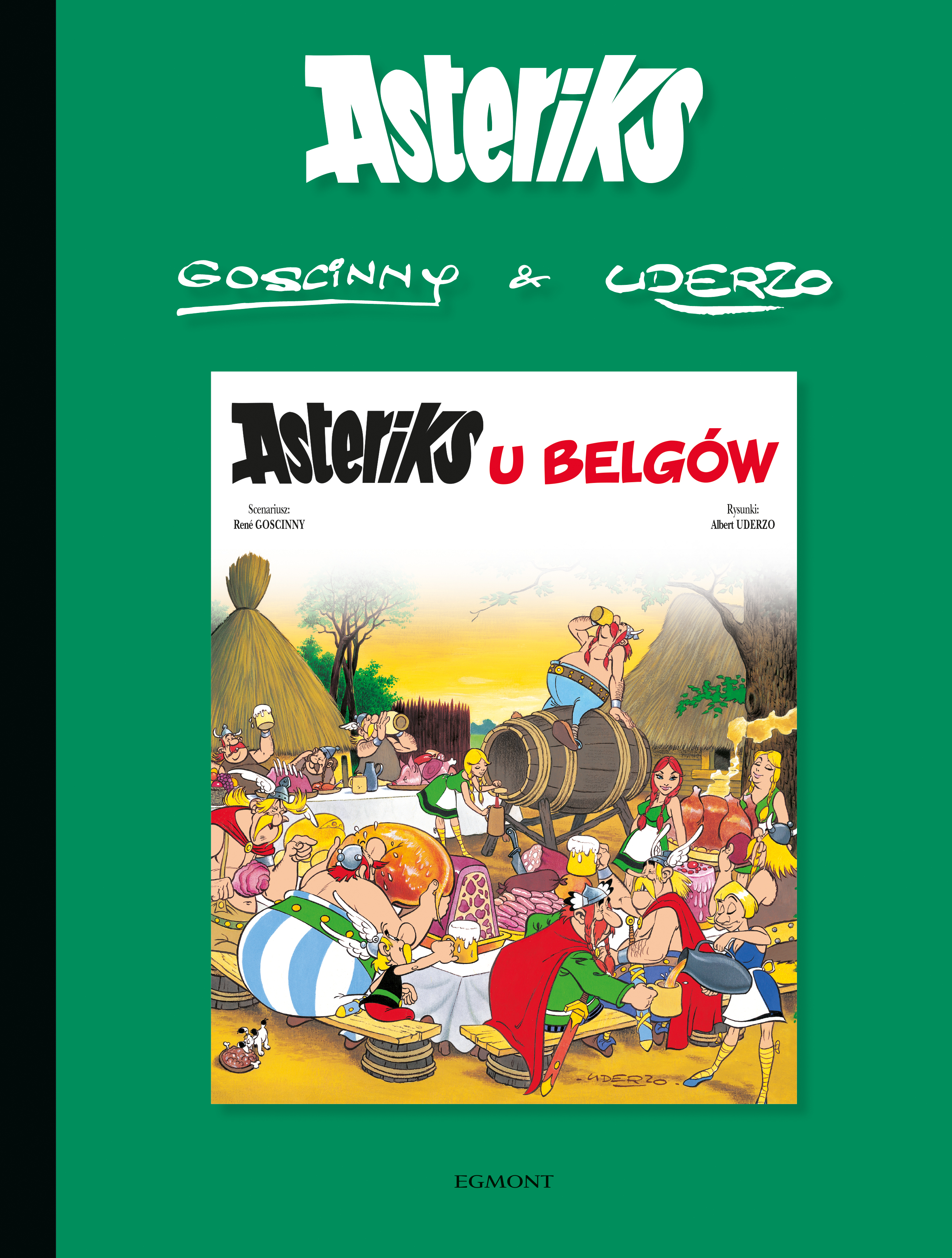 Asteriks u Belgów – tom 24, komiks Egmont w twardej oprawie z dodatkami