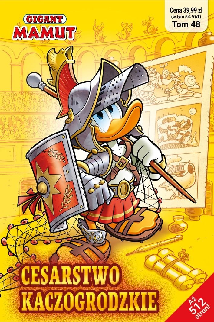 Komiks Gigant Mamut 3/2026 Egmont Komiksy, tom Cesarstwo Kaczogrodzkie z Kaczorem Donaldem