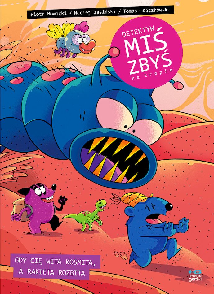 Komiks Detektyw Miś Zbyś na tropie o kosmicznym śledztwie na Marsie