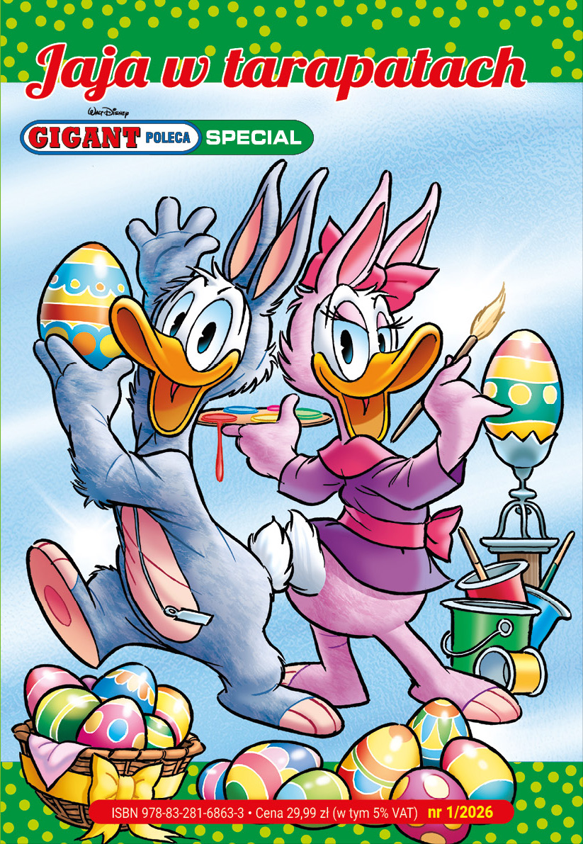 Gigant Poleca Special 1/2026 EGMONT, komiks z Kaczorem Donaldem o wiosennych przygodach