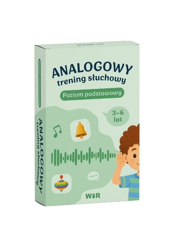 Karty do analogowego treningu słuchowego WIR (T) dla dzieci w wieku przedszkolnym