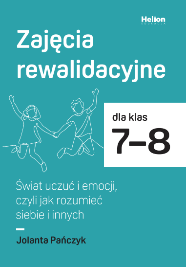 Książka z kartami pracy HELION PODRĘCZNIKI o emocjach dla klas 7–8