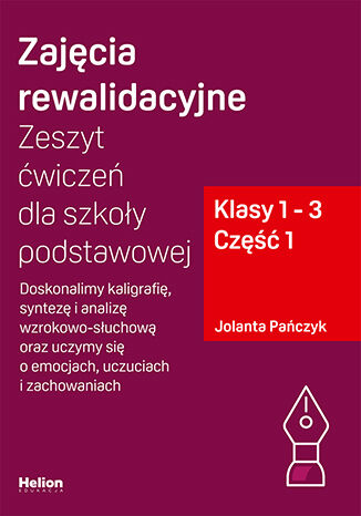 Okładka zeszytu do zajęć rewalidacyjnych HELION PODRĘCZNIKI, część 1 dla klas 1–3