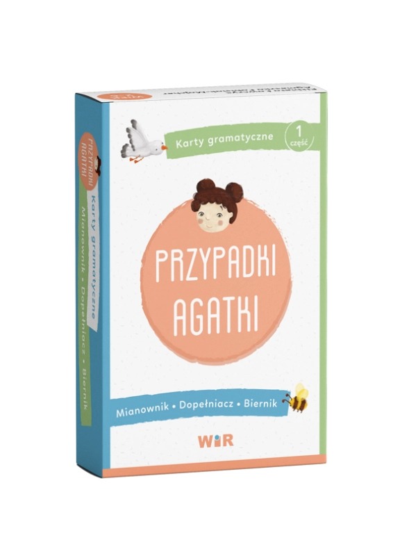 Przypadki Agatki – karty gramatyczne Wir (T) do ćwiczenia odmiany rzeczowników