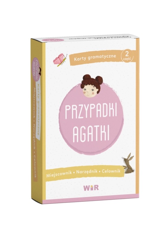 Przypadki Agatki Wir (T) – karty gramatyczne do ćwiczenia odmiany rzeczowników