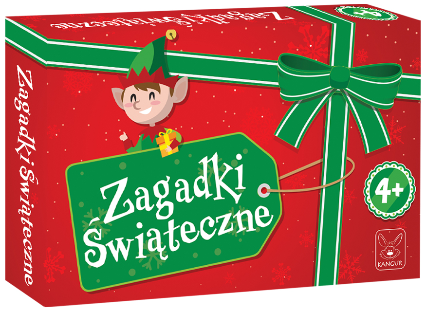 Gra edukacyjna KANGUR o Bożym Narodzeniu – dodatkowy widok zestawu z zagadkami na kartach