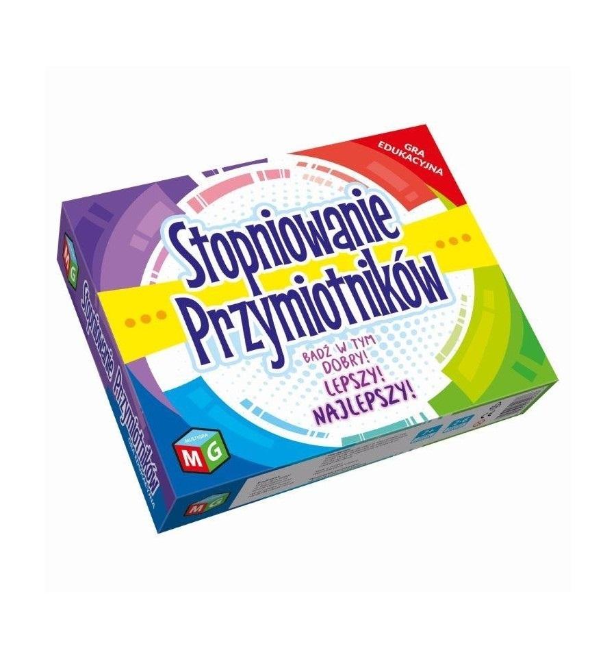 Gra MULTIGRA do wspólnego utrwalania zasad stopniowania przymiotników