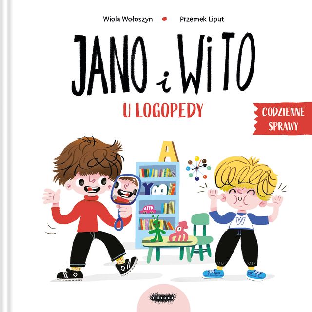 Jano i Wito u logopedy, książka dla dzieci w twardej oprawie
