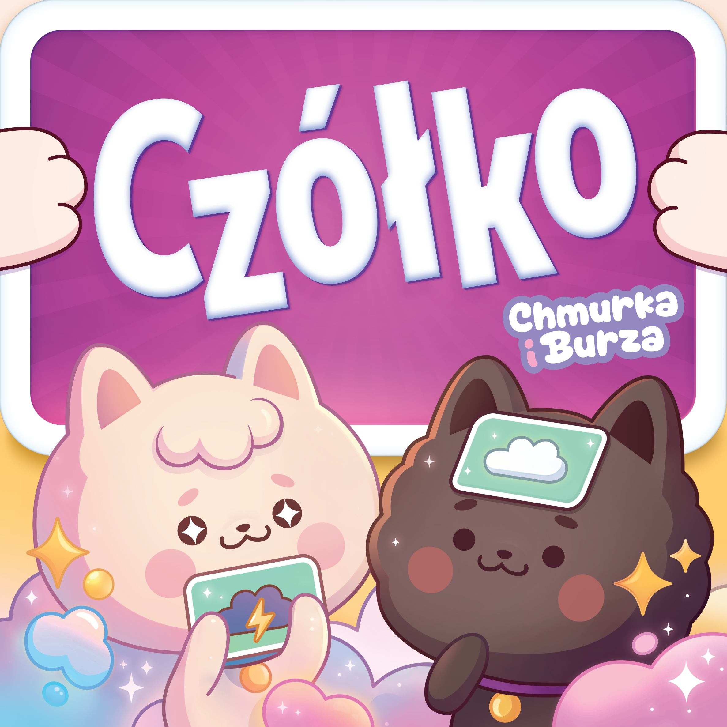 Czółko: Chmurka i Burza, gra karciana Portal Games do kalamburów dla dzieci