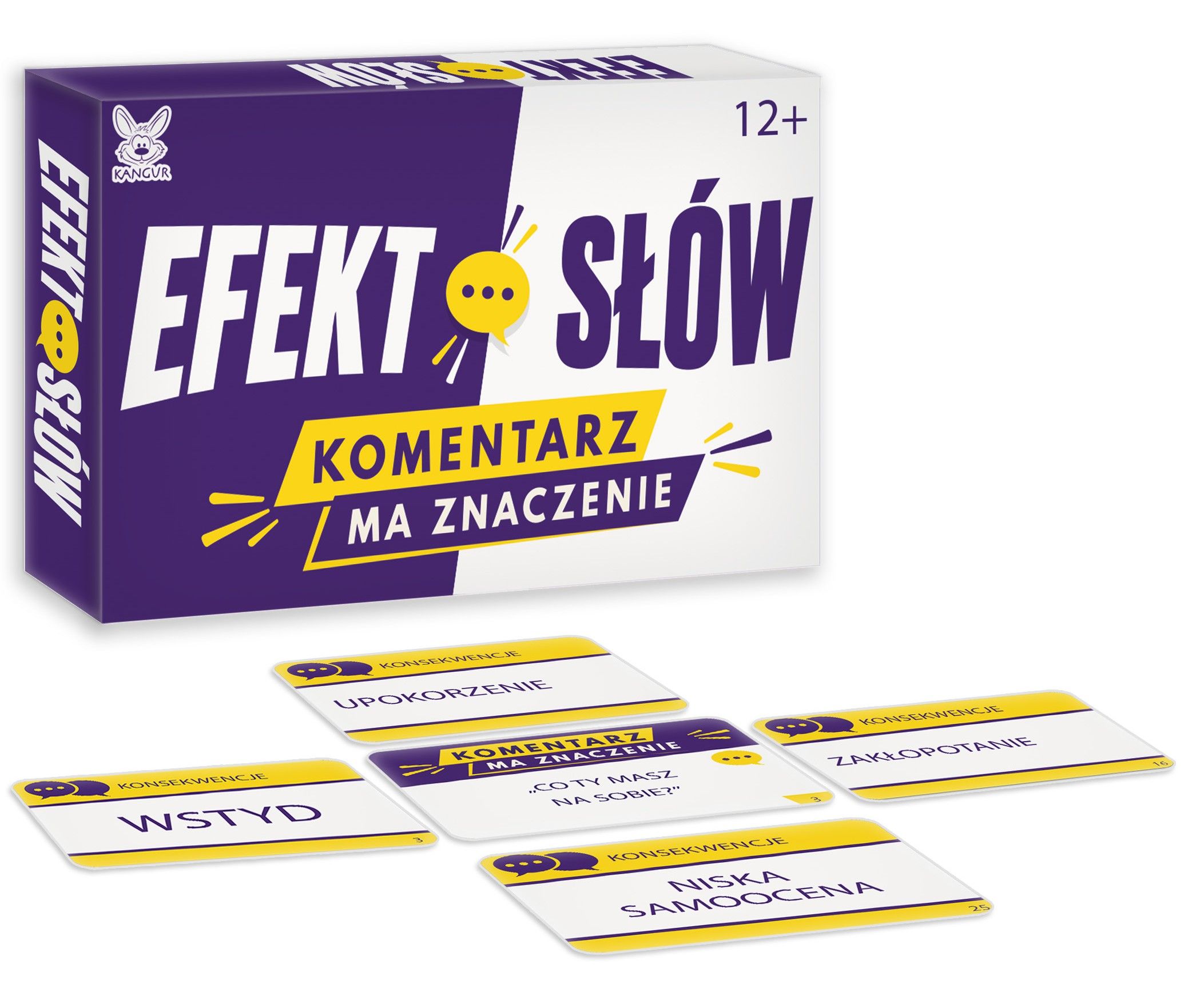 Efekt Słów KANGUR – edukacyjna gra karciana o emocjach, empatii i hejcie