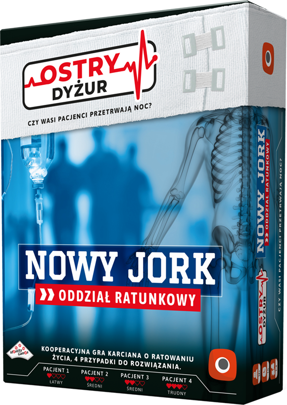 Ostry Dyżur: Nowy Jork Portal Games, kooperacyjna gra dedukcyjna o nocnym dyżurze