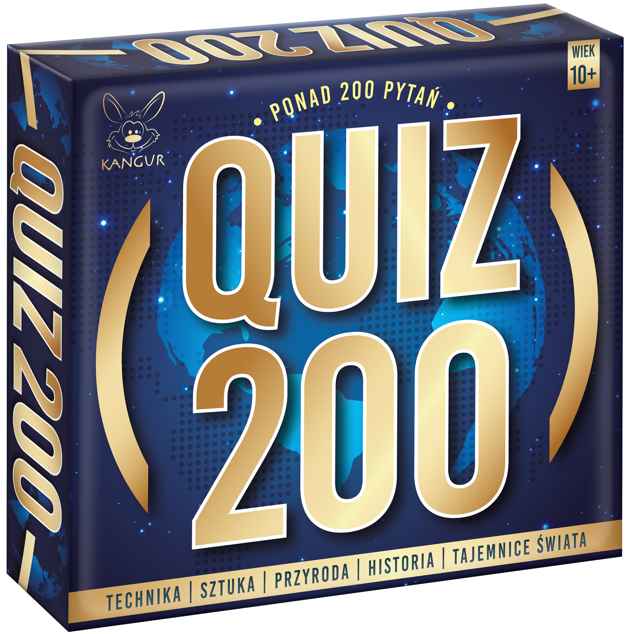 Gra quizowa KANGUR z 216 pytaniami z wiedzy ogólnej i żetonami