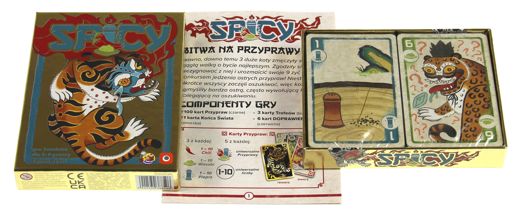 Gra karciana Spicy wydawnictwa Portal Games do wspólnej rozgrywki