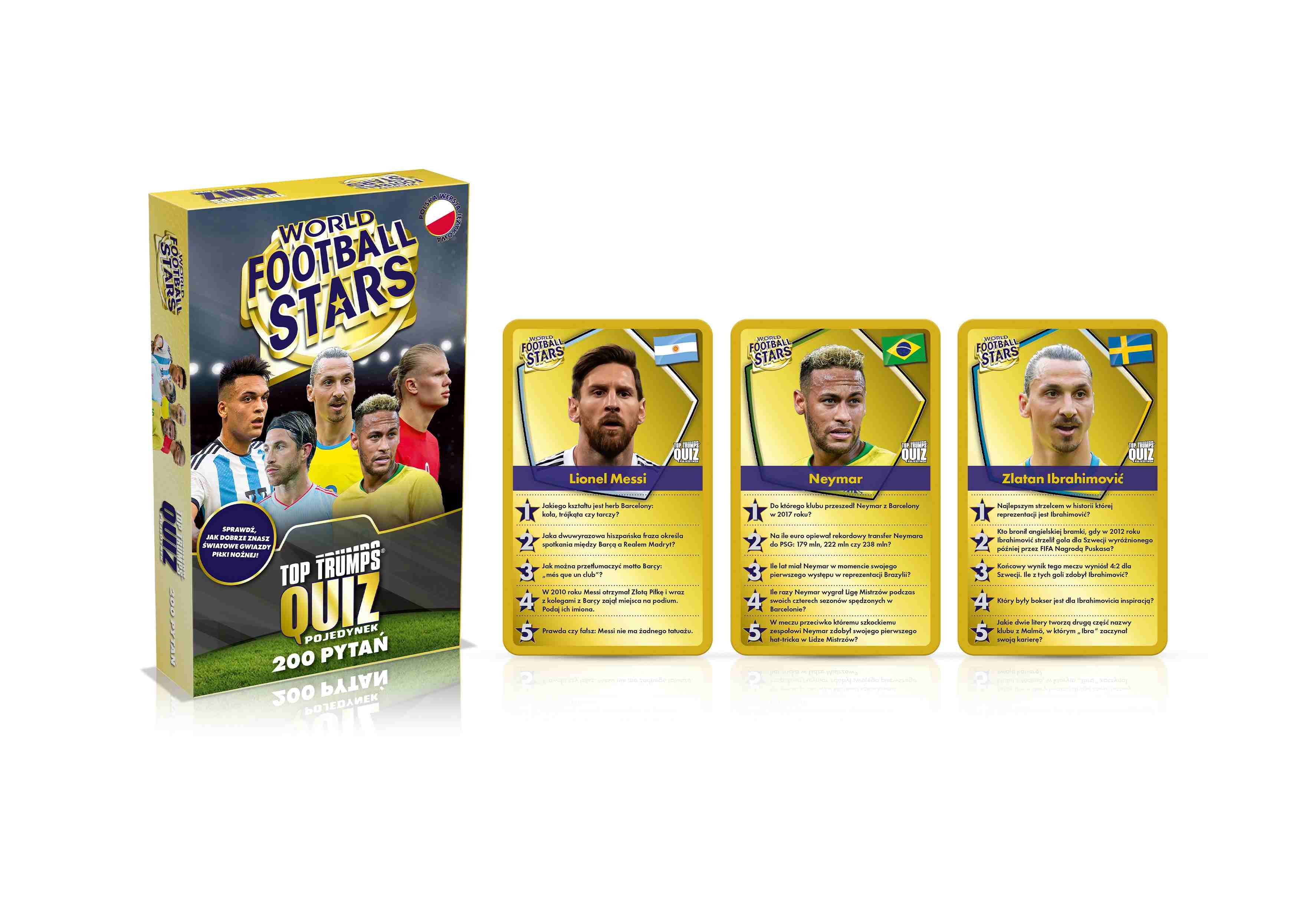 World Football Stars Quiz Winning Moves – gra karciana o gwiazdach światowego futbolu
