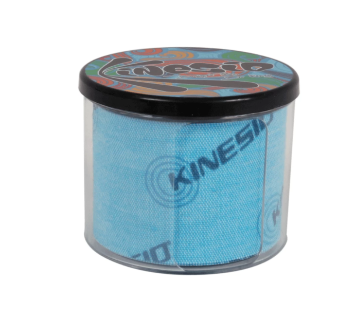 Kinesio Tex Performance+ w niebieskim kolorze, taśma o szerokości 5 cm