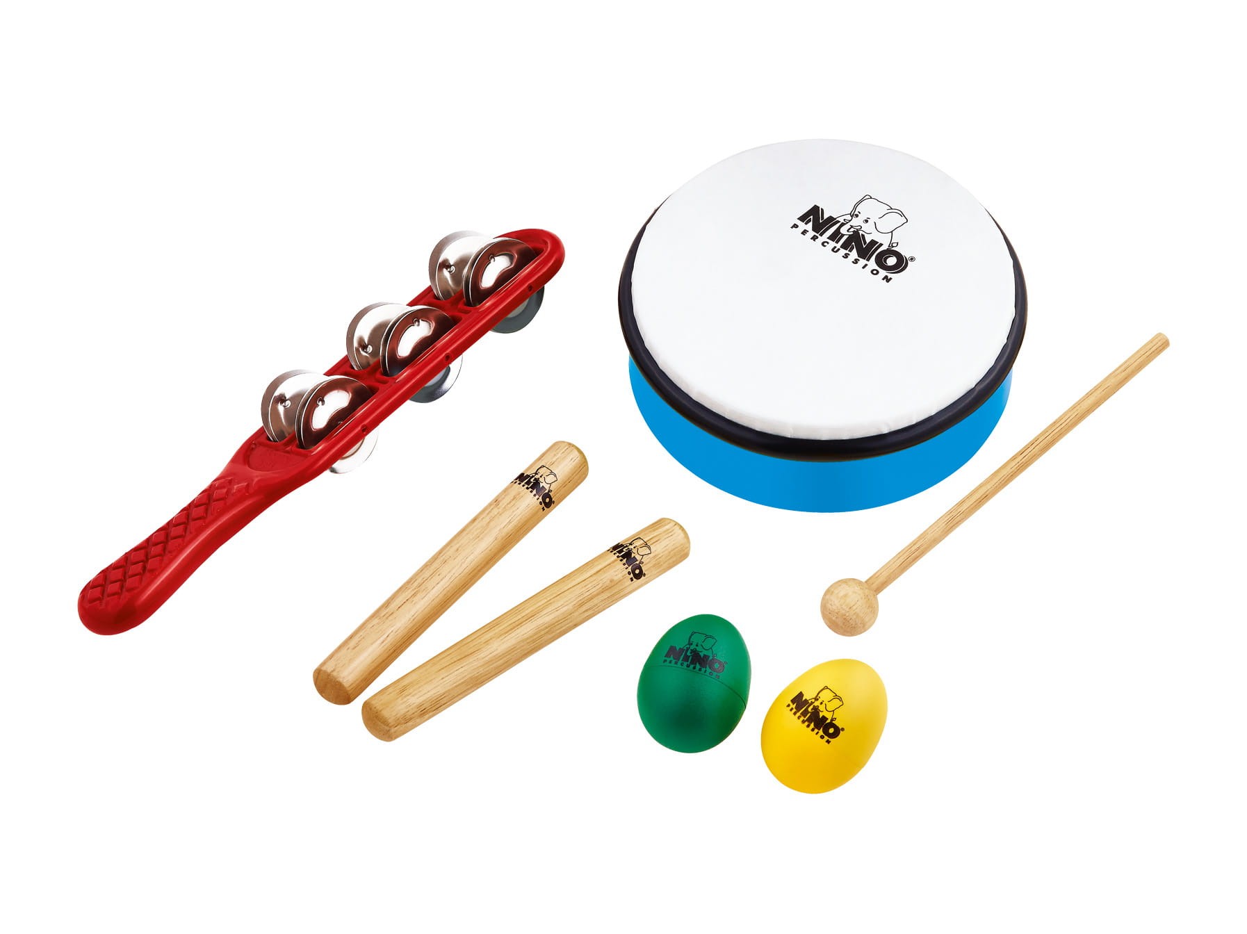 Zestaw instrumentów muzycznych NINOSET3 w torbie nylonowej wzór Harlekin