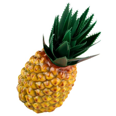 Zbliżenie na shaker ananas wykonany z tworzywa sztucznego