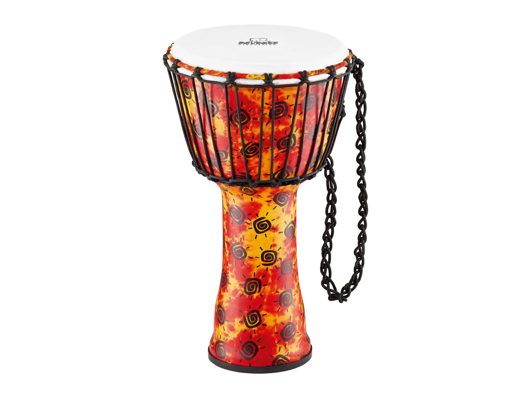 Djembe 10 cali NINO-PDJ1-M-F w kolorze słonecznego światła, widok z boku