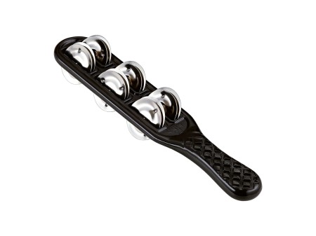 Dzwonki z ergonomicznym uchwytem NINO13BK JINGLE STICKS na czarnej plastikowej ramce
