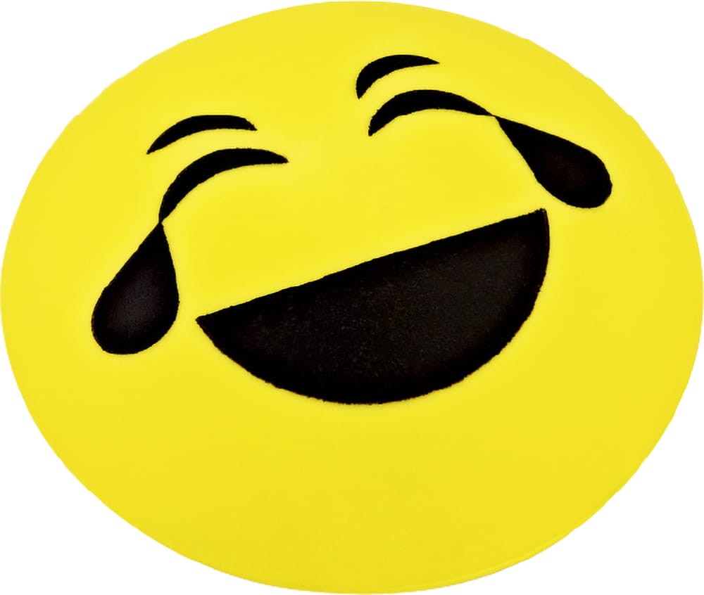 Shaker Happy Face FACE-L widok z przodu z jasnożółtą grafiką twarzy