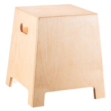 Drewniany cajon NINO990GR z uchwytami bocznymi do przenoszenia