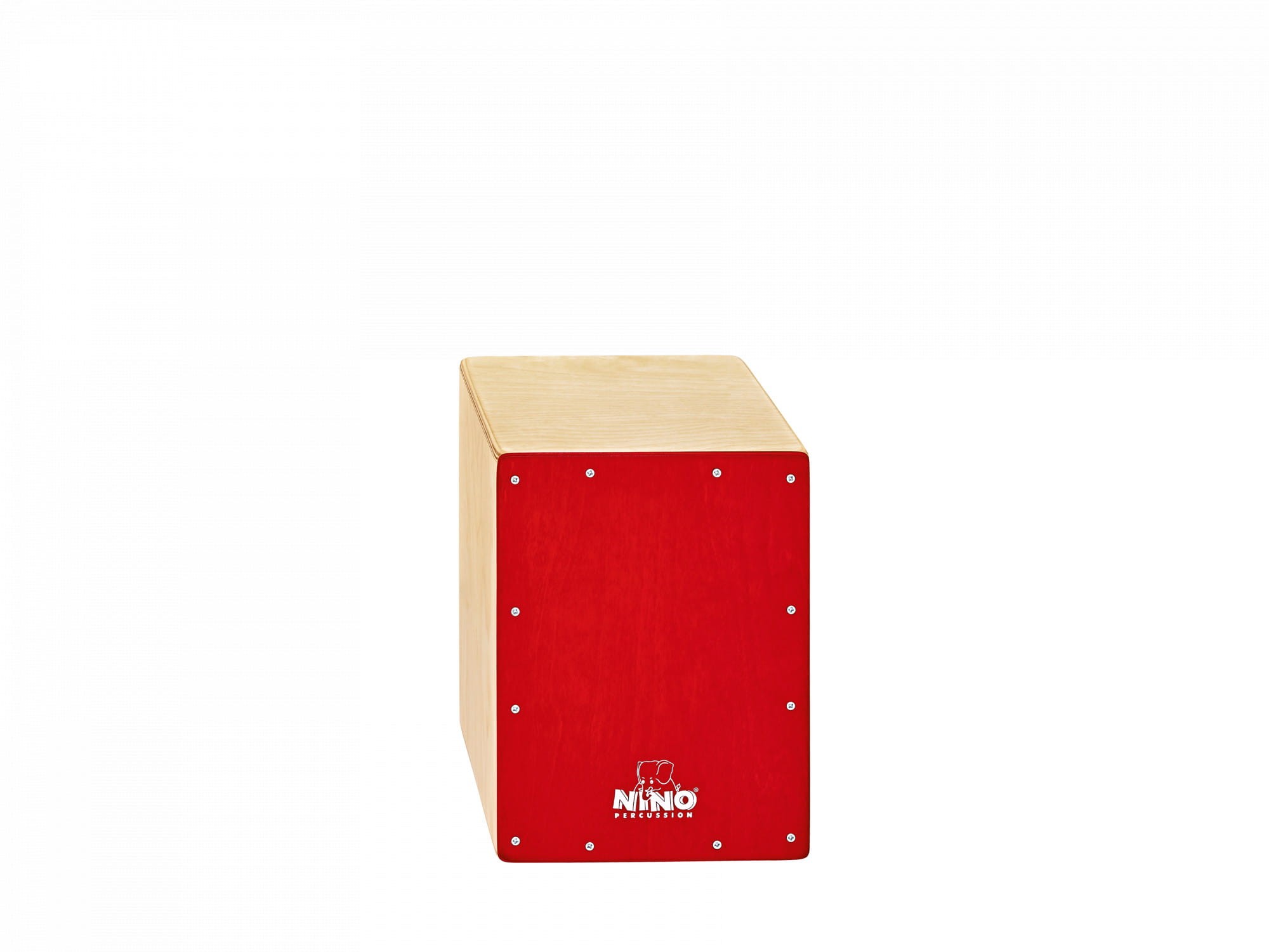 Cajon NINO950R 13 cali z czerwonym panelem i korpusem z brzozy naturalnej