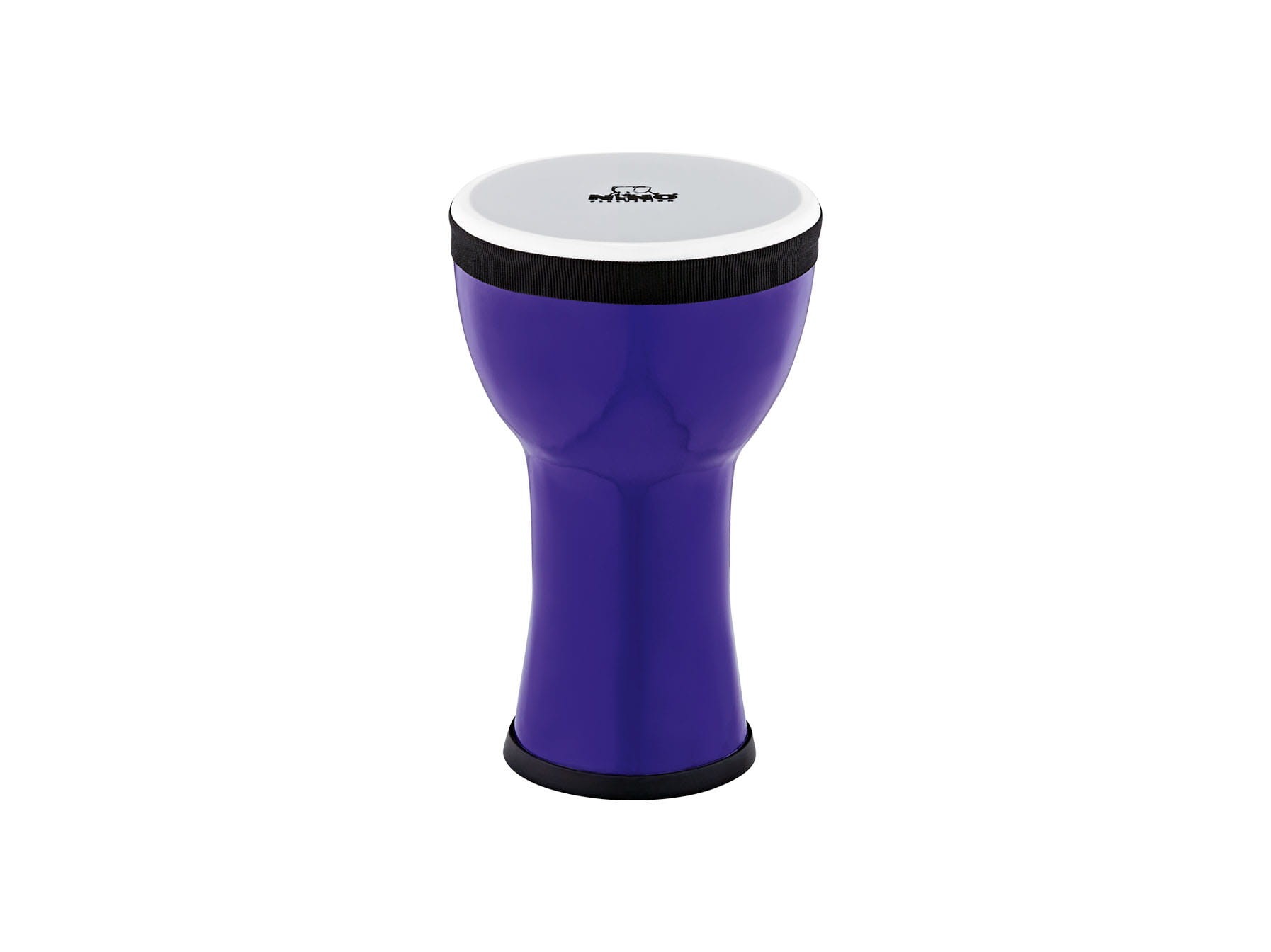 Fioletowe mini djembe 6 cali z syntetyczną powłoką, lekki i przenośny instrument