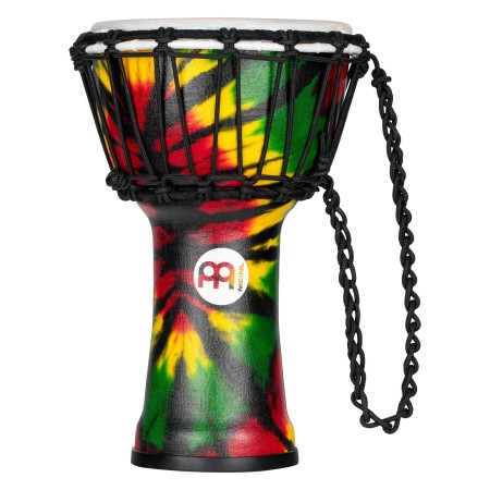 Widok z boku na djembe syntetyczne o wymiarach 17,5 cm średnicy i 31 cm wysokości