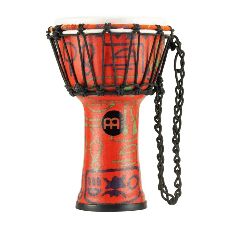Djembe 7 cali z lekkim korpusem i naciągiem z syntetycznego materiału do gry na zewnątrz