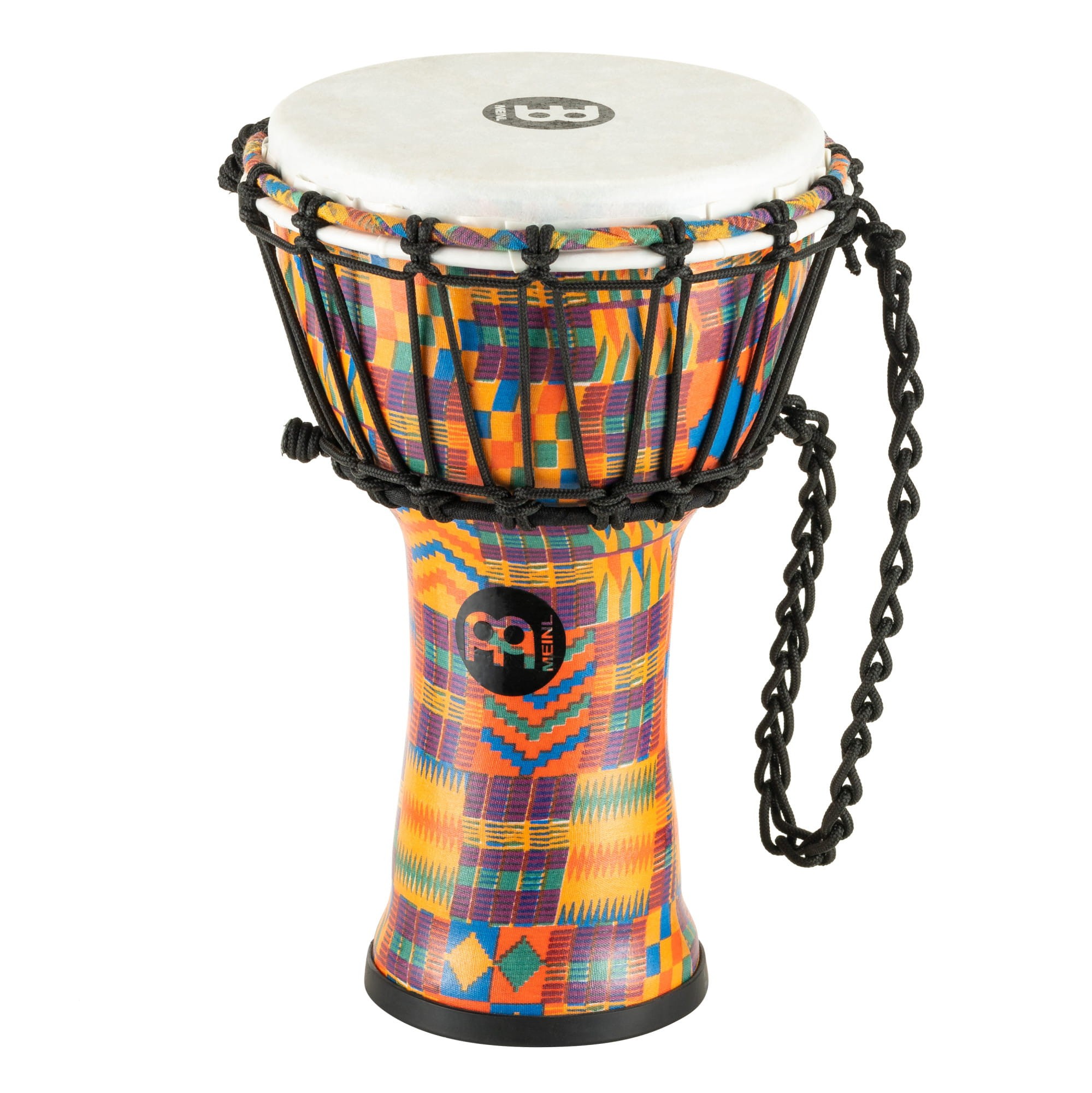 Syntetyczne djembe bęben 7 cali o lekkim korpusie i naciągu Kenjan Quilt