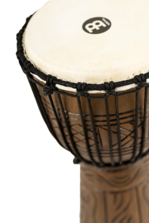 Djembe 10 cali ARTIFACT z naciągiem ze skóry koziej, widok boczny