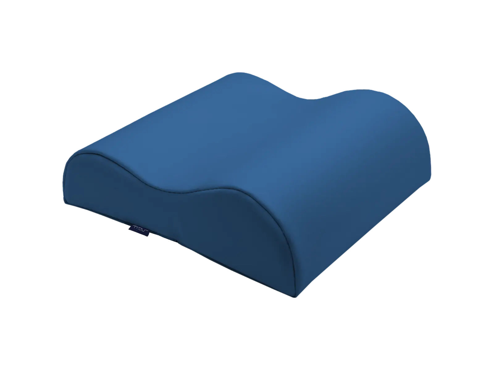 Półwałek rehabilitacyjny widok z boku, neutralny kolor, wymiary 32x30x10/7,5cm — ergonomiczne podparcie karku i kręgosłupa