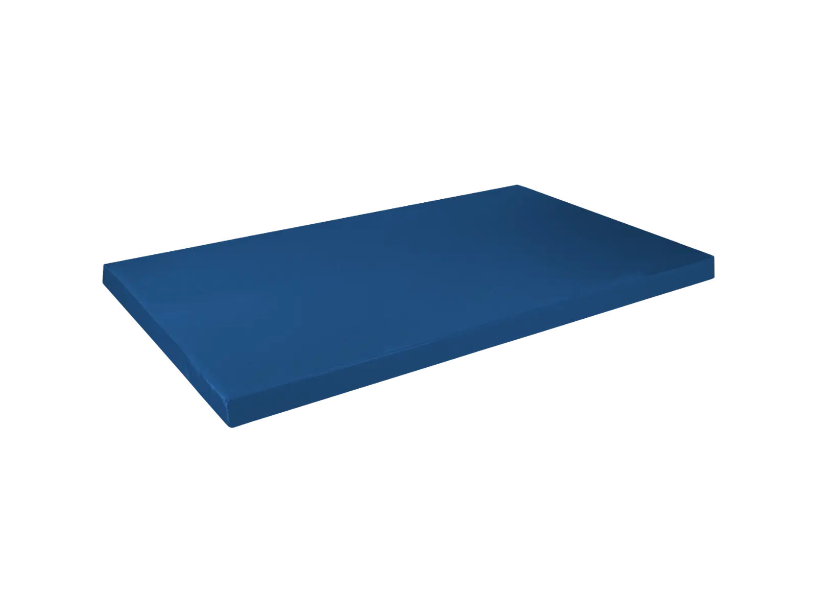 Materac rehabilitacyjny 180 x 60 x 5 cm — widok z góry; jednoczęściowy materac z pokrowcem odpornym na ścieranie, przeznaczony do ćwiczeń i terapii