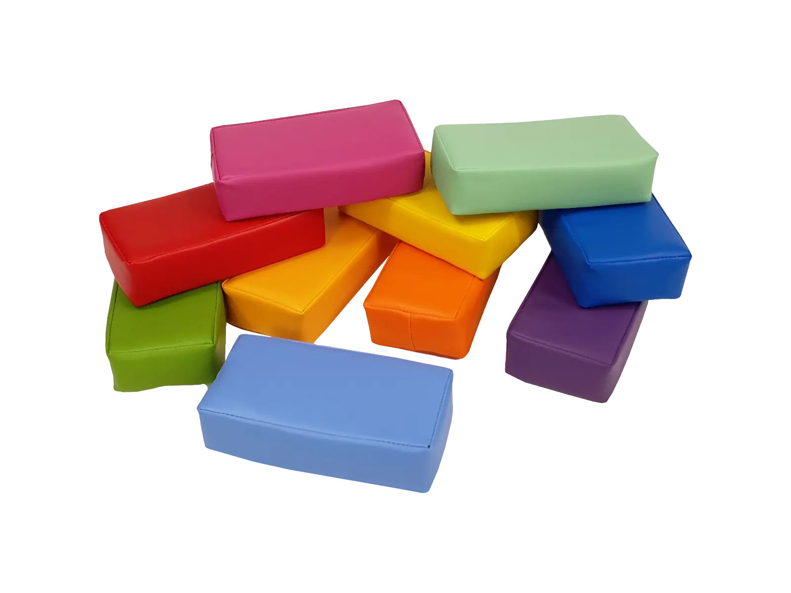 Super cegły — zbliżenie na pojedynczą kształtkę 24×12×5 cm z powłoką PCV przeznaczoną dla wyrobów medycznych