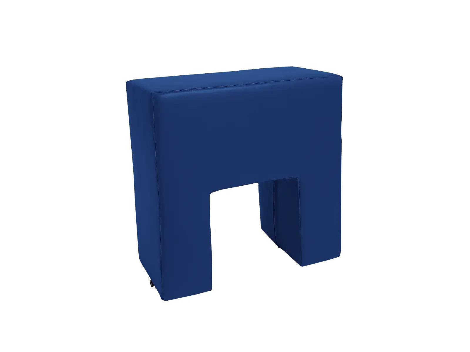 Baza mała 60 x 30 x 60 cm — kształtka rehabilitacyjna z powłoką PCV, widok z boku
