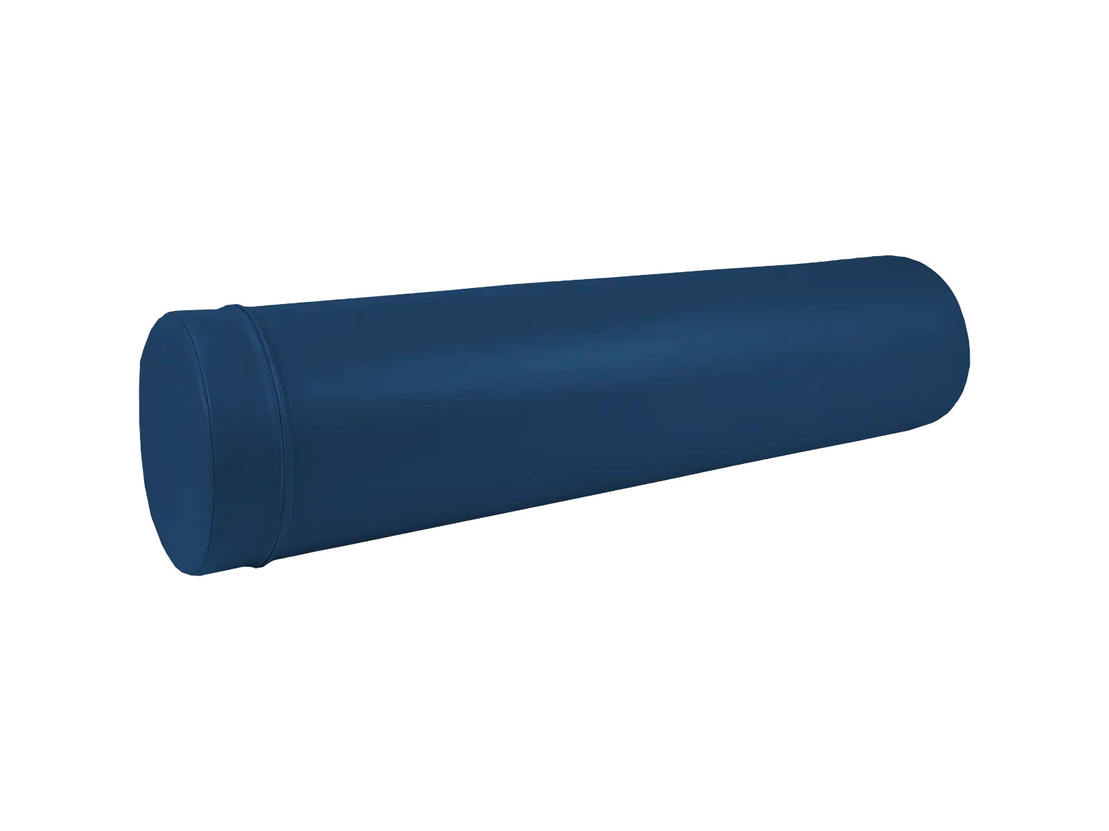Walec długi 30 x 120 cm ustawiony na boku jako element toru do ćwiczeń równowagi w sali rehabilitacyjnej