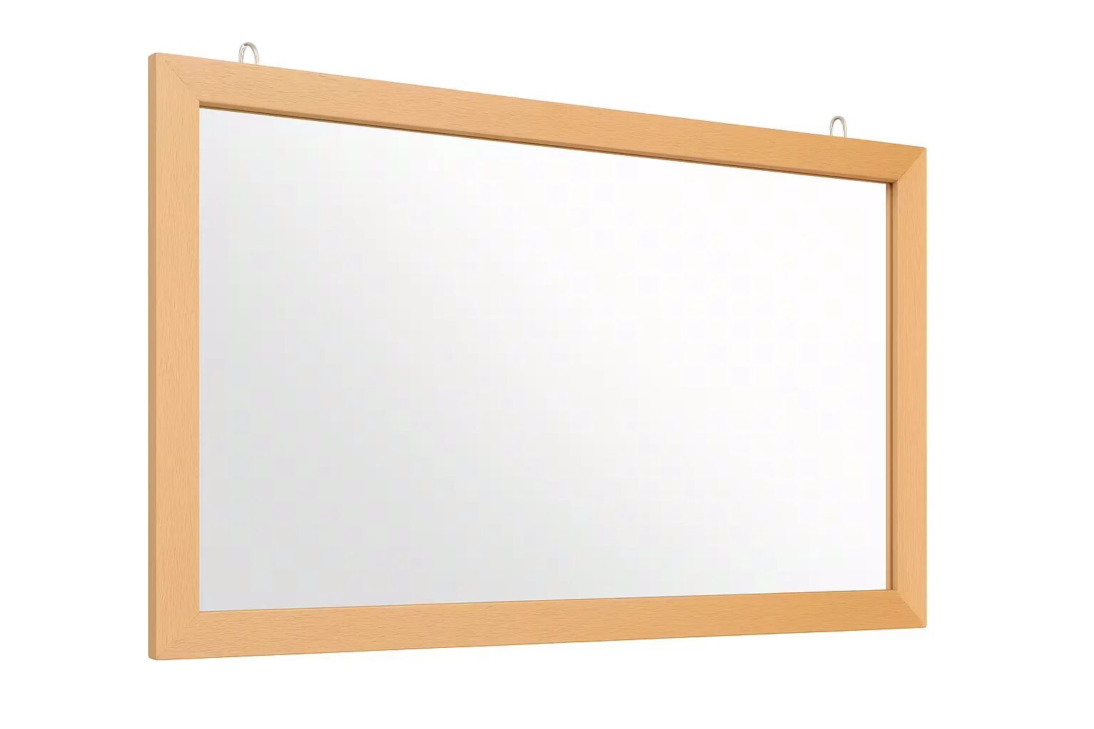 Lustro logopedyczne BUK 130x80 cm – widok frontowy z ramą 5 cm