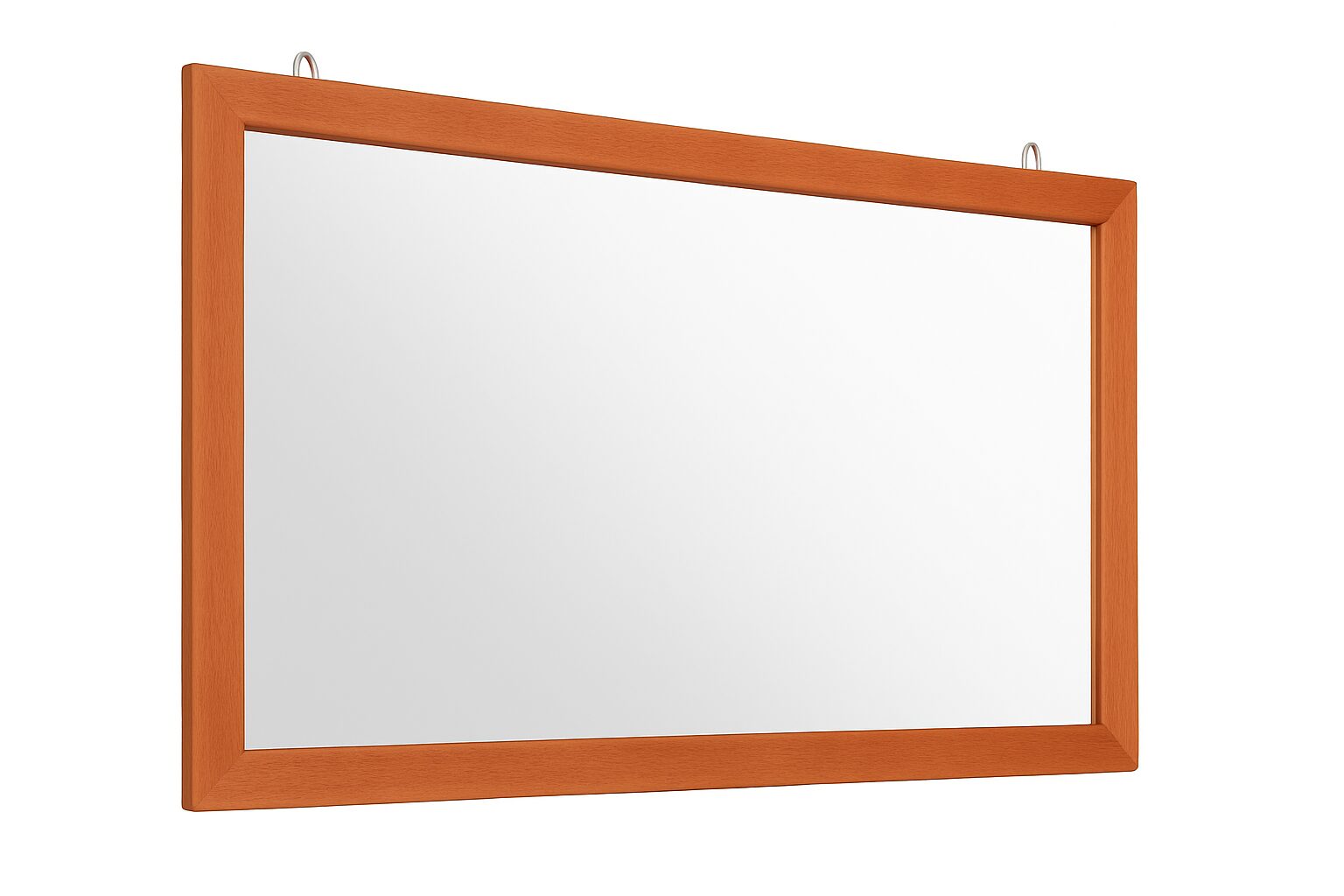 Lustro logopedyczne wiszące 150×60 cm w kolorze gruszy; rama MDF 5 cm; tafla podklejona folią, bezpieczne szkło