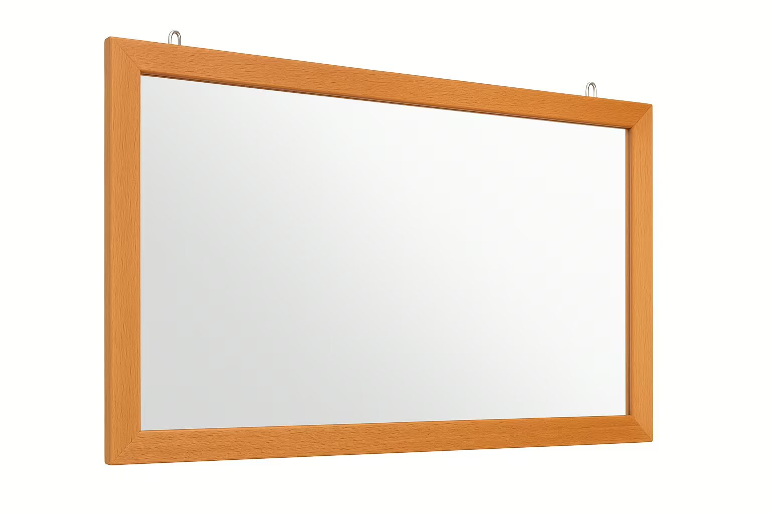Lustro logopedyczne OLCHA 130×40 cm widok z przodu, rama 5 cm