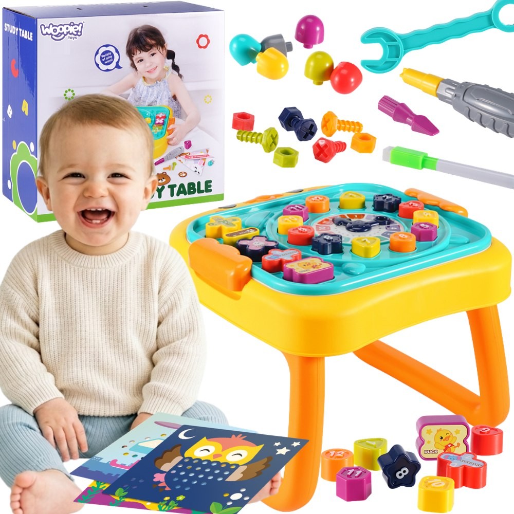 Interaktywny Stolik Edukacyjny 3w1 Woopie Baby