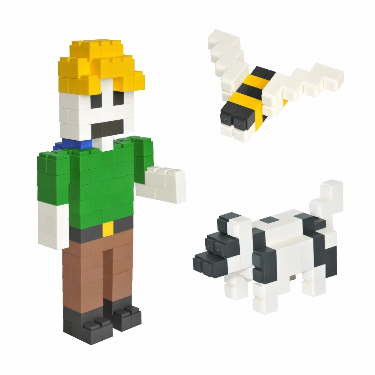 Klocki konstrukcyjne Bricks Game 190 el. - elementy i pudełko