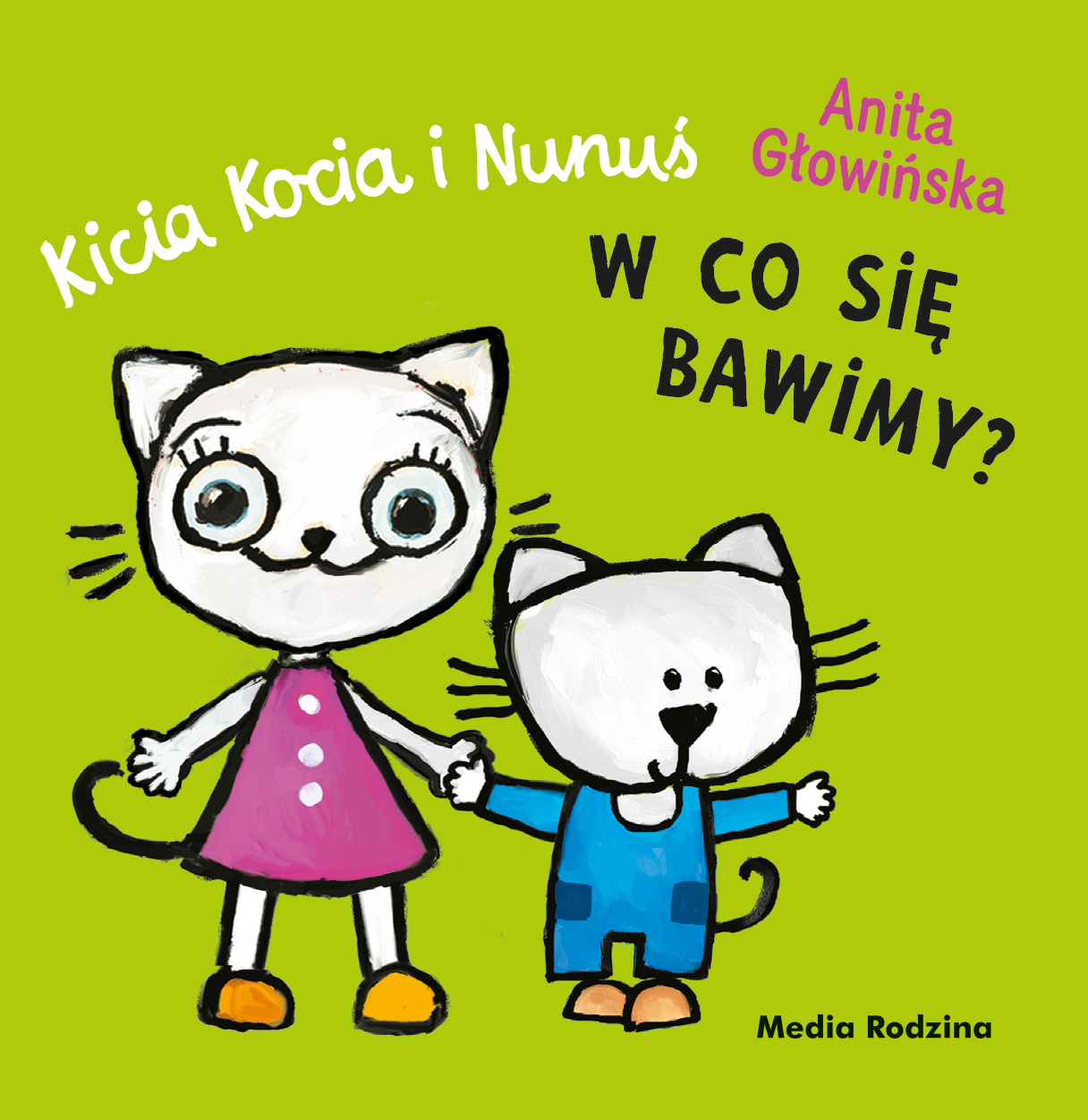 Kicia Kocia i Nunuś - kolorowa książeczka harmonijka WYDAWNICTWO MEDIA RODZINA
