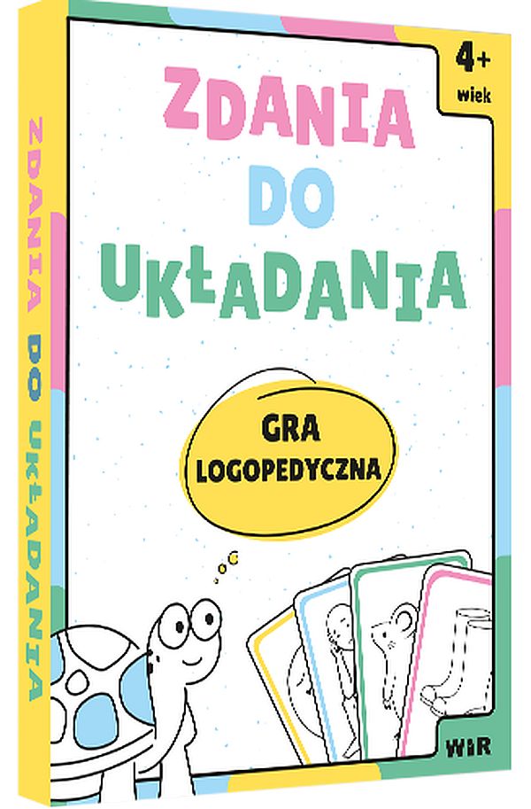 Zdania do układania gra logopedyczna WIR - karty 11,8 x 16,5 cm