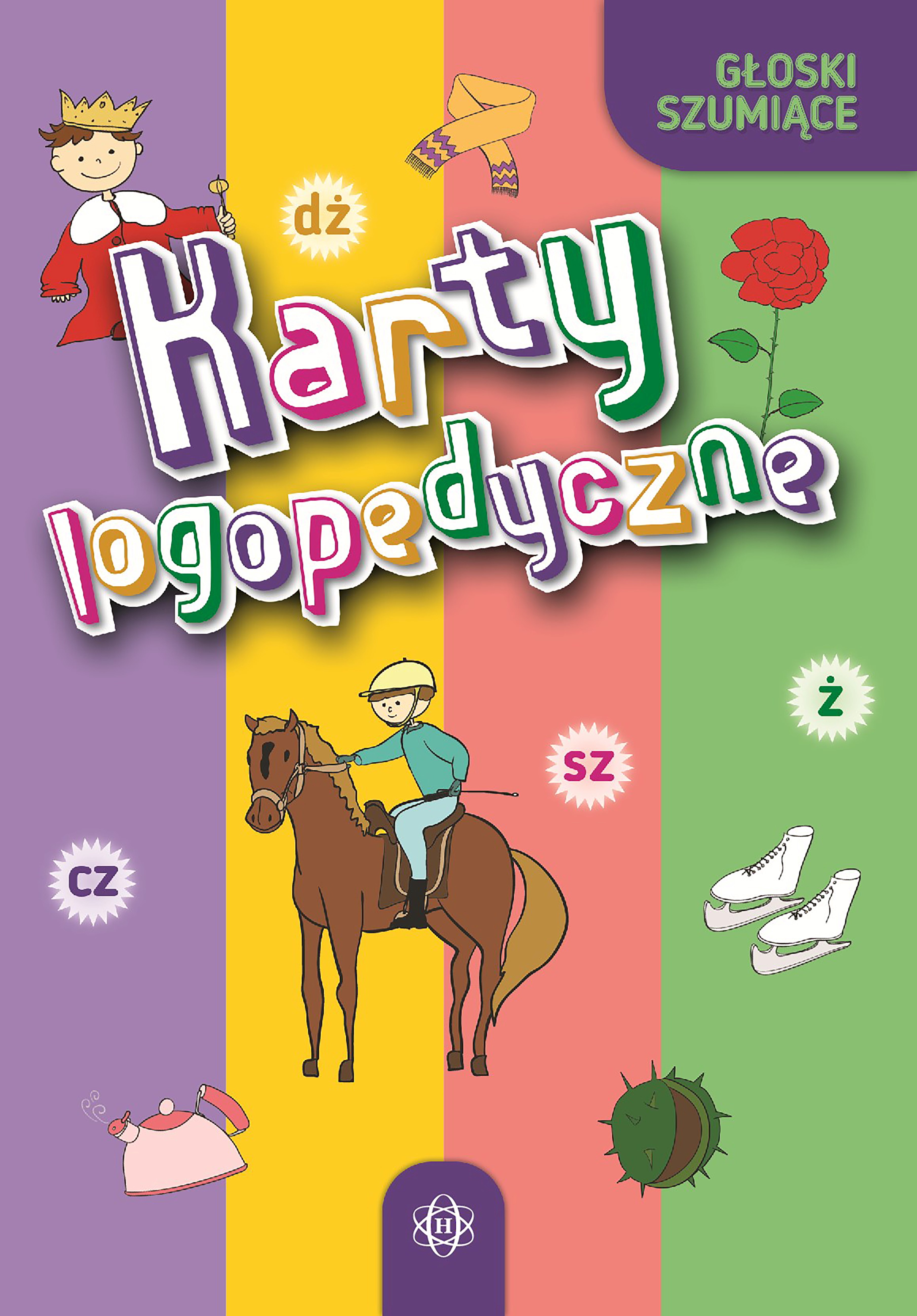 Karty logopedyczne Głoski szumiące HARMONIA - zestaw do ćwiczenia wymowy